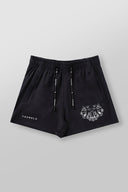 1012 - Tren Twins Quad Reveal Shorts Black - Unmatched Supply-YOUNG LA
