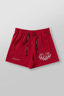 1012 - Tren Twins Quad Reveal Shorts Red - Unmatched Supply-YOUNG LA