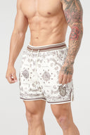 132 Infamous Bandana Shorts Chocolate - Unmatched Kicks-YOUNG LA