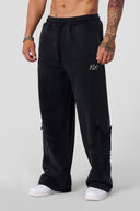 2058 - Superstar Sweats Black Wash - Unmatched Supply-YOUNG LA