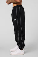 2091 - Retro Cuffed Joggers Black - Unmatched Supply-YOUNG LA