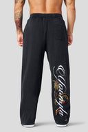 2108 - Dragon Sweats Beige Black Wash - Unmatched Supply-