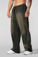 2144 - Shadow Sweats Hunter Green Wash - Unmatched Kicks-YOUNG LA