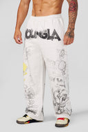 2183 - Looney Tunes Squad Sweats Allover Sketch - Unmatched Supply-YOUNG LA
