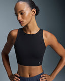 Core 2-in-1 Crop Black