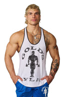3014 - Golds Gym Classic Stringers White - Unmatched Kicks - YOUNG LA