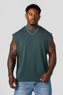 3019 - Elevated Cut-Offs Dark Green - Unmatched Kicks-YOUNG LA