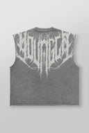 3022 - Anarchy Cropped Tanks Grey Wash - Unmatched Supply-YOUNG LA