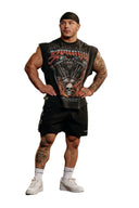 3032 - Cars & Curls - Cut - Offs Hell Ride Black - Unmatched Kicks - YOUNG LA