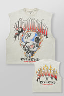 3032 - Cars & Curls - Cut-Offs Skull Burnout
