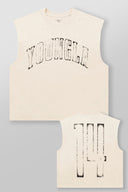 3098 - SINCE '14 CUTOFFS Off-White - Unmatched Supply-YOUNG LA
