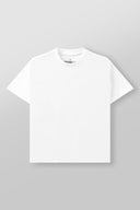 4097 - Cropped Tailored Tees White - Unmatched Supply-YOUNG LA