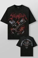 4103 - Cars & Curls - Tees Skull Pistons - Unmatched Supply-YOUNG LA