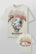 4103 - Cars & Curls - Tees Skull Burnout