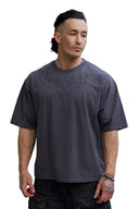 4106 - Dark Wave Tees Charcoal Wash - Unmatched Supply-YOUNG LA