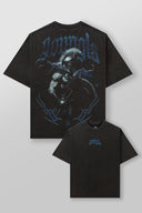 4135 - YLA x Axel - Spartan Tees Black/Blue - Unmatched Supply-YOUNG LA