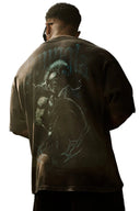 4135 - YLA x Axel - Spartan Tees Black/Blue - Unmatched Supply-YOUNG LA