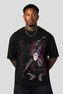 4177 - KAIJU NO. 8 GRAPHIC TEES BLACK/RED - Unmatched Kicks-YOUNG LA