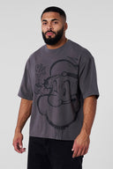 4195 - Popeye Tees Charcoal - Unmatched Supply-YOUNG LA