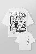 4195 - Popeye Tees White - Unmatched Supply-YOUNG LA