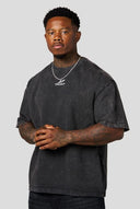 4212 - HEAVYWEIGHT TEES DARK GREY - Unmatched Kicks-YOUNG LA