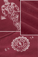 4213 - Gold's Iron Legacy Icon Tees Burgundy - Unmatched Supply-YOUNG LA