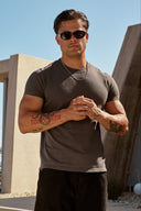 4309 - Muscle Tees Charcoal - Unmatched Supply-