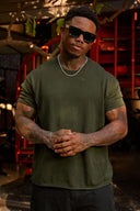 4321 - Date Night Knit Tees Green - Unmatched Kicks-YOUNG LA