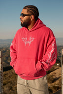 5033 - Vengeance Pullover Hoodies Pink Wash - Unmatched Supply-