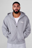 5062 - Heritage Zip-Up Hoodies Heather Grey - Unmatched Supply-