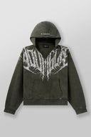 5082 - Anarchy Hoodies Hunter Green Wash - Unmatched Supply-YOUNG LA
