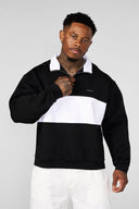 5127 - Noble Quarter-Zips Black/White