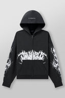 5128 - Venom Hoodies Charcoal Wash - Unmatched Supply-YOUNG LA