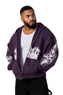 5128 - Venom Hoodies Purple Wash - Unmatched Supply-YOUNG LA
