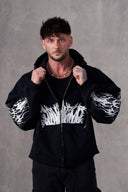 5128 - Venom Hoodies Black Wash