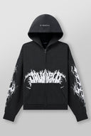 5128 - Venom Hoodies Charcoal Wash
