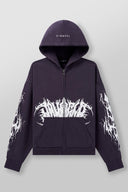 5128 - Venom Hoodies Purple Wash