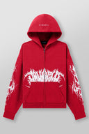 5128 - Venom Hoodies Red Wash
