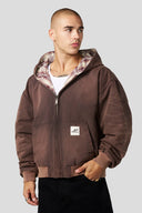 5141 - Reversible Plaid Jackets - Rusty Brown Wash - Unmatched Supply-YOUNG LA