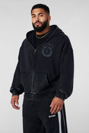 5149 - Star Crest Zip-Ups Black Wash