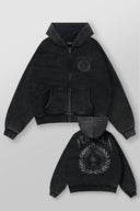 5149 - Star Crest Zip-Ups Black Wash
