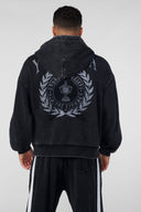 5149 - Star Crest Zip-Ups Black Wash