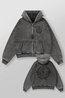 5149 - Star Crest Zip-Ups Grey Wash