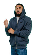 515 Monarch Zip-up Hoodie Navy Wash - Unmatched Supply-YOUNG LA