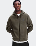 Focus Tech Zip Hoodie Bark