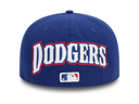 59FIFTY Fitted Cap - Upside Down AOP - Los Angeles Dodgers Cooperstown - Blue - Unmatched Kicks - new era caps