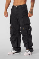 6002 - Hella Pocket Jeans Black Wash - Unmatched Kicks-YOUNG LA
