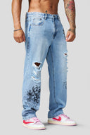 6035 - Looney Tunes Denim Jeans Blue Wash