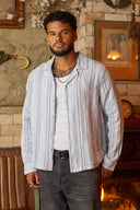 8024 - Soho Stripe Shirts Light Blue - Unmatched Supply-