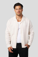 8024 - Soho Stripe Shirts Tan/White - Unmatched Supply-
